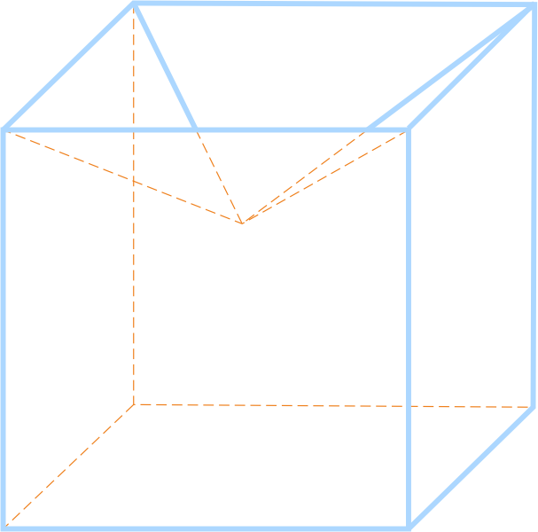 Рисунок 9 - Пример невыпуклого многогранника