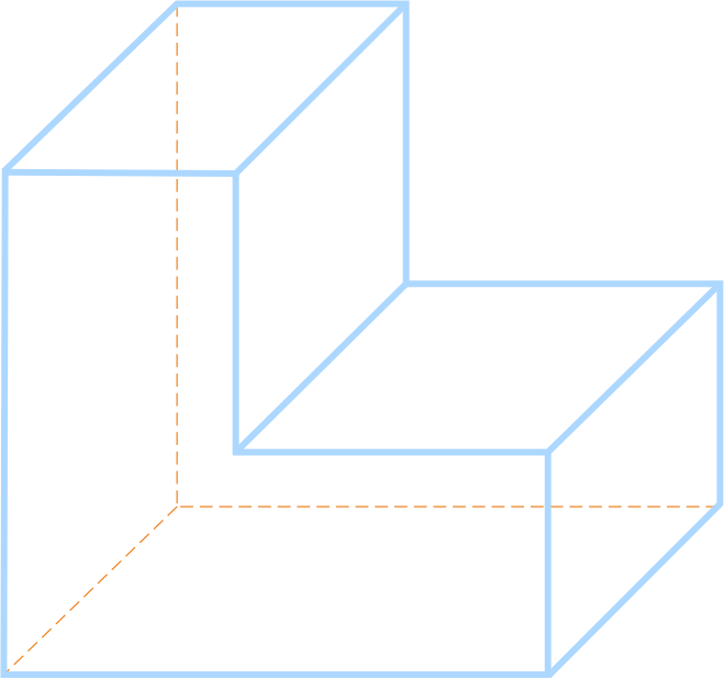 Рисунок 11 - Пример невыпуклого многогранника